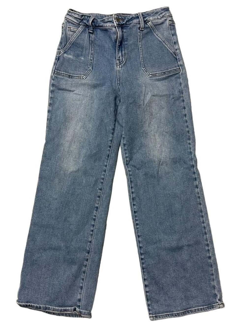 Just USA Jeans Size 16 Blue Wide Leg Denim Pants